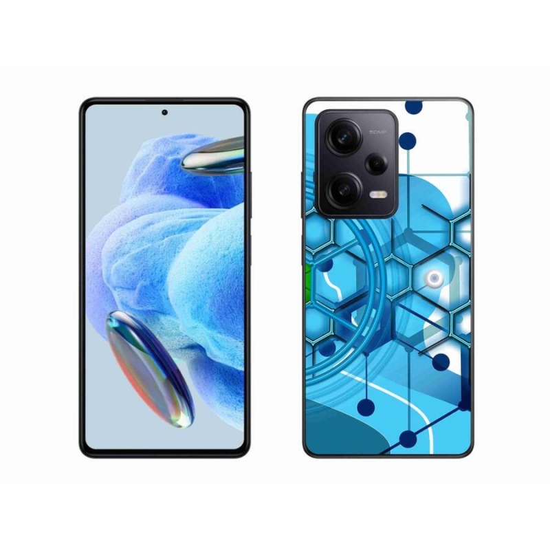Gél tok mmCase a Xiaomi Redmi Note 12 Pro+ 5G számára - absztrakt minta 2