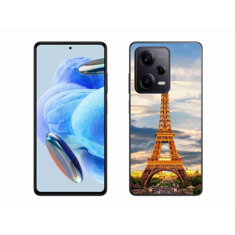 Gél tok mmCase a Xiaomi Redmi Note 12 Pro+ 5G számára - eiffel torony 3