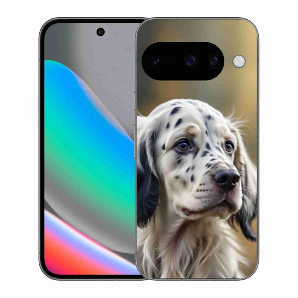Zselés borítás mmCase a Google Pixel 10 készülékhez - English Setter