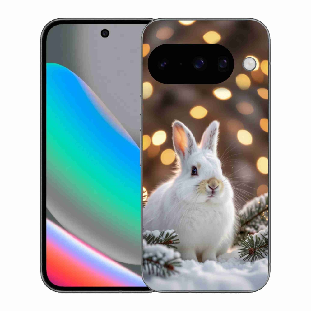 mmCase gél tok a Google Pixel 10-hez – fehér nyúl