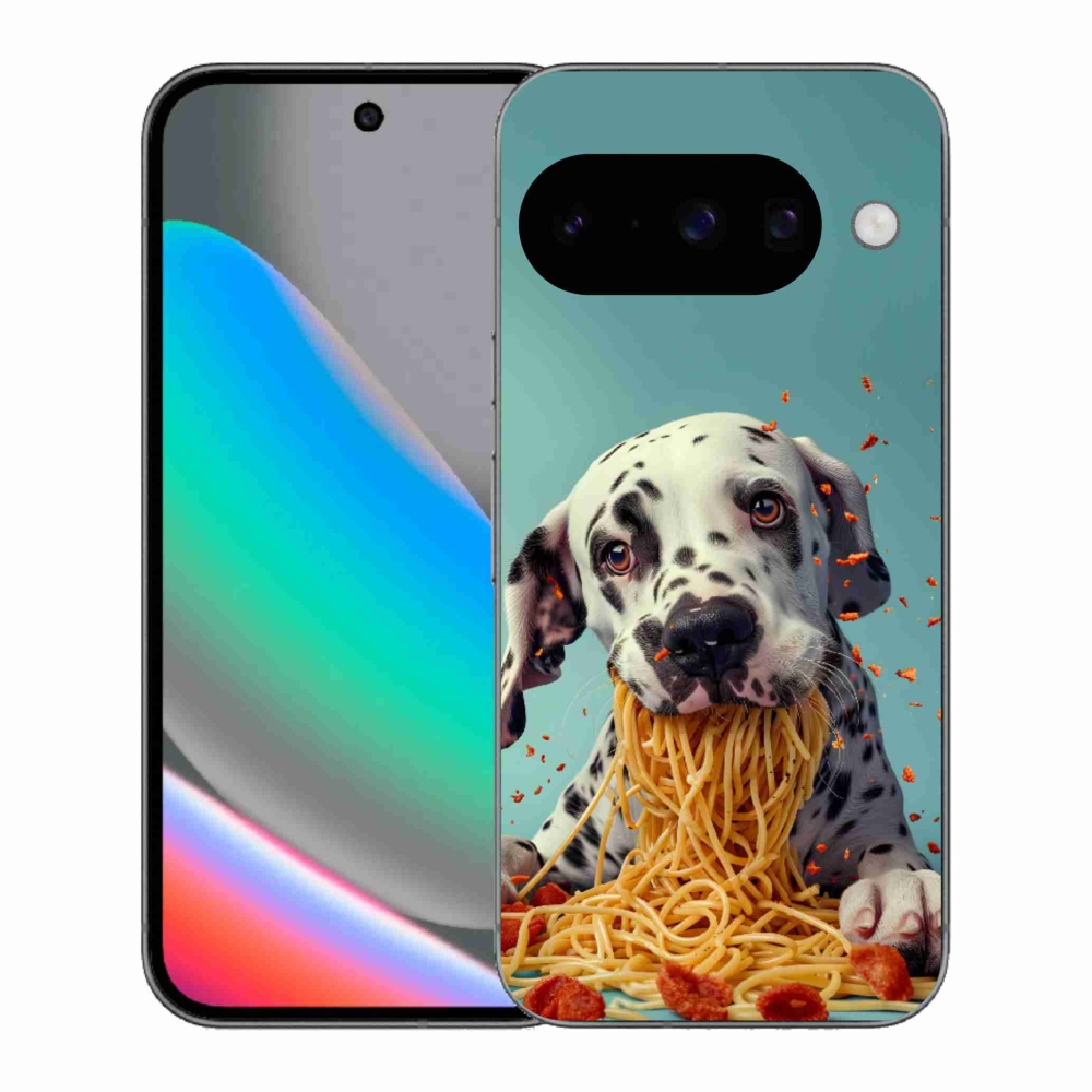 mmCase gél tok a Google Pixel 10-hez – dalmát és spagetti
