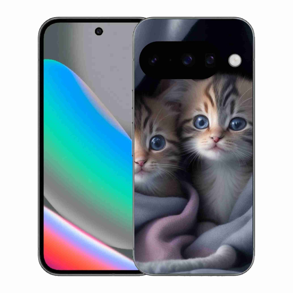 Zselés borítás mmCase a Google Pixel 10 - cat duo 2 számára