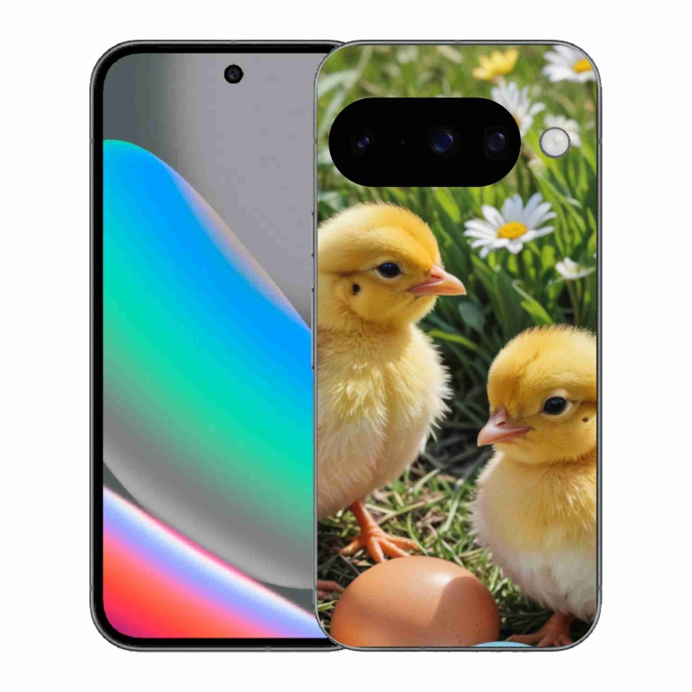 Zselés borítás mmCase a Google Pixel 10 számára - csibék