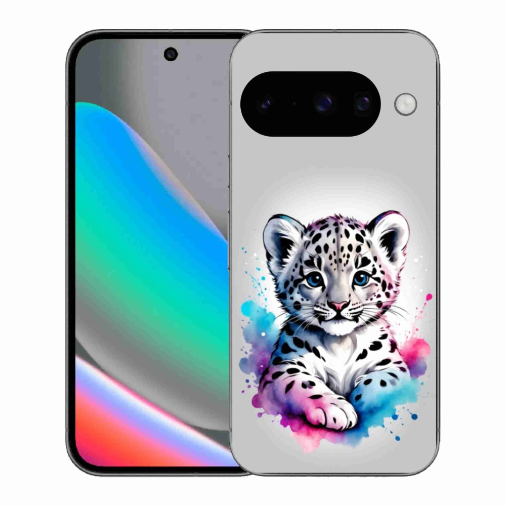 Zselés borítás mmCase a Google Pixel 10 számára - leopárd kölyök
