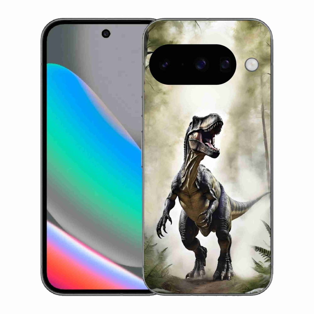 mmCase gél tok a Google Pixel 10-hez – dühös T-Rex