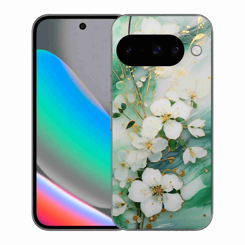 Gél borítás mmCase a Google Pixel 10 számára - finom virágok