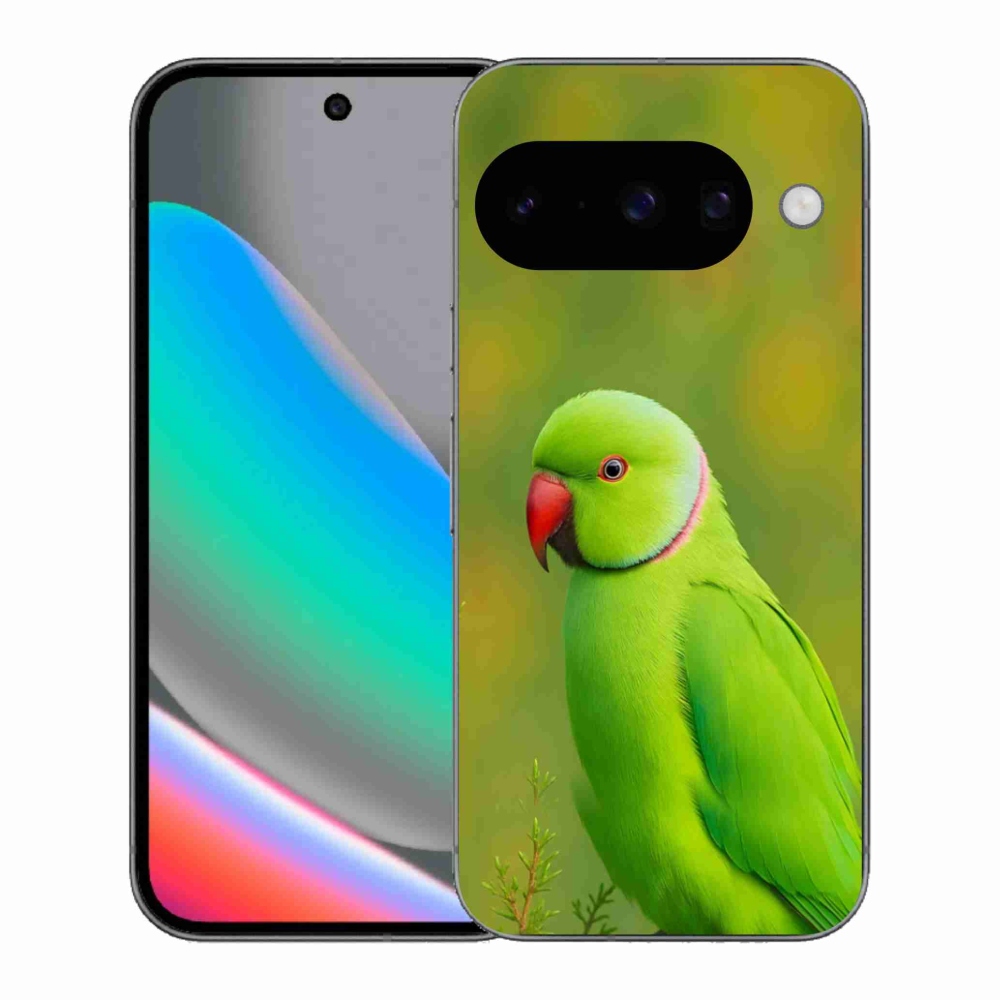 Gél borítás mmCase a Google Pixel 10 készülékhez - papagáj Alexander 2