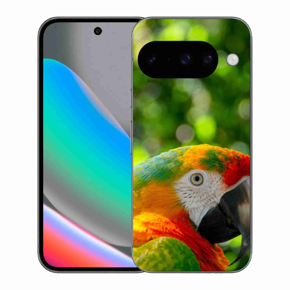Gél borítás mmCase a Google Pixel 10 számára - papagáj ara 3