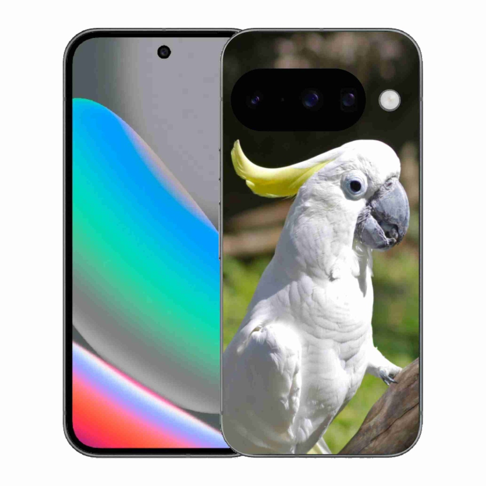 Gél borítás mmCase a Google Pixel 10 készülékhez - papagáj kakadu 2