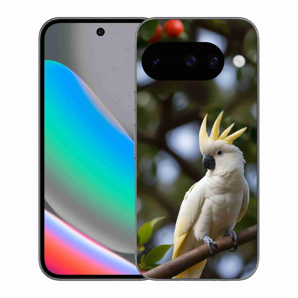 mmCase gél tok a Google Pixel 10-hez – kakadu papagáj 3