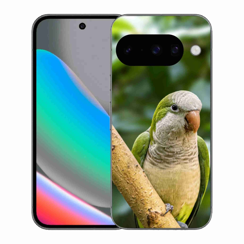 Zselés borítás mmCase a Google Pixel 10 készülékhez - papagáj
