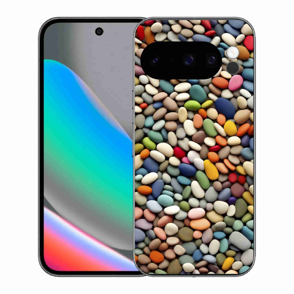Zselés borítás mmCase a Google Pixel 10 Pro számára - színes strasszkövek 2
