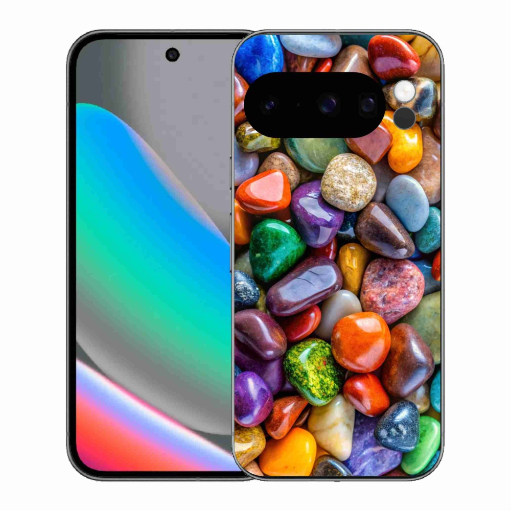 Zselés borítás mmCase a Google Pixel 10 Pro számára - színes strasszkövek