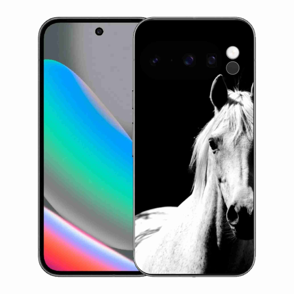 Gél borítás mmCase a Google Pixel 10 Pro számára - Fehér ló 5