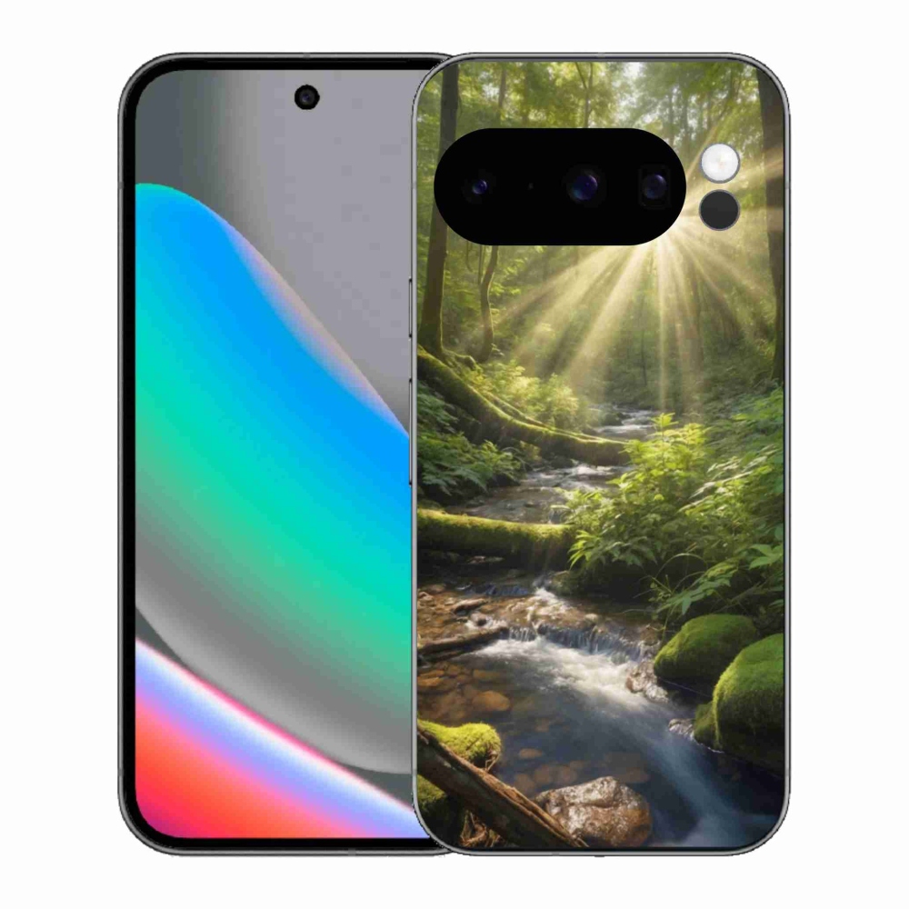 Zselés borítás mmCase a Google Pixel 10 Pro számára - erdei mélységű