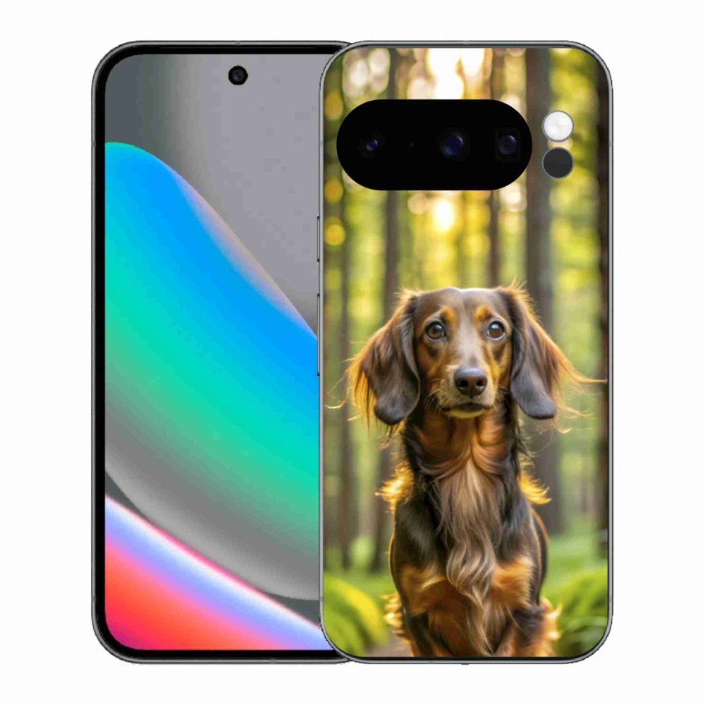 Zselés borítás mmCase a Google Pixel 10 Pro számára - tacskó 4