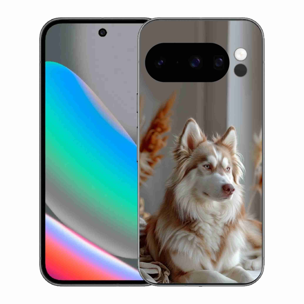 mmCase gél tok a Google Pixel 10 Pro-hoz – nyugodt szibériai husky
