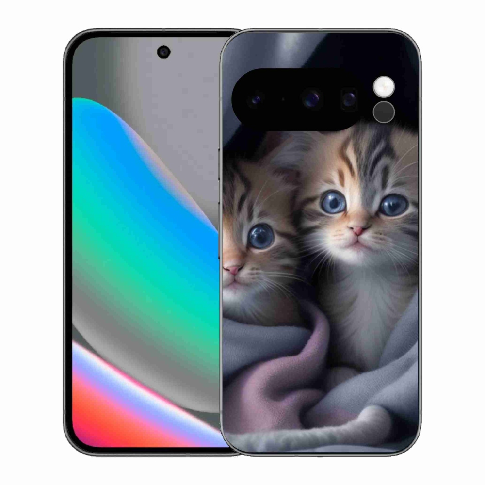 Zselés borítás mmCase a Google Pixel 10 Pro számára - cat duo 2