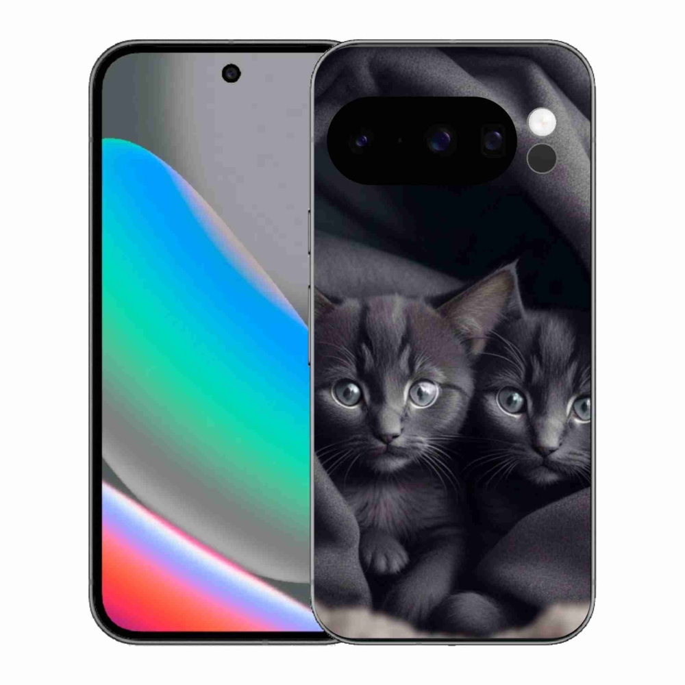 Zselés borítás mmCase a Google Pixel 10 Pro számára - cat duo