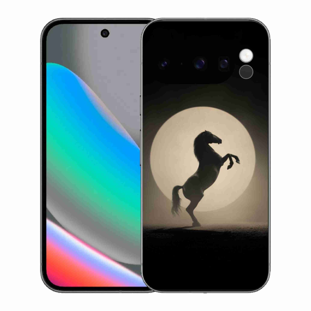 Zselés borítás mmCase a Google Pixel 10 Pro számára - ló sziluettben