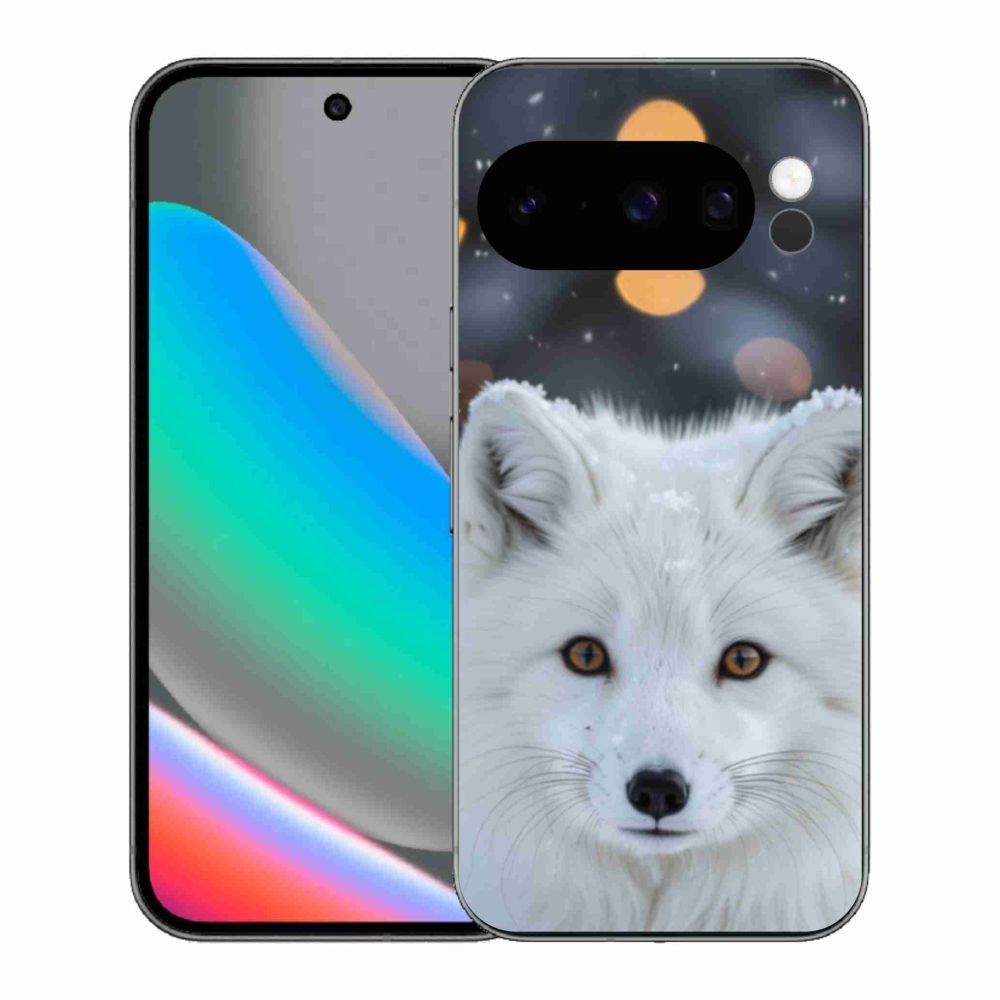 Zselés borítás mmCase a Google Pixel 10 Pro készülékhez - polár róka