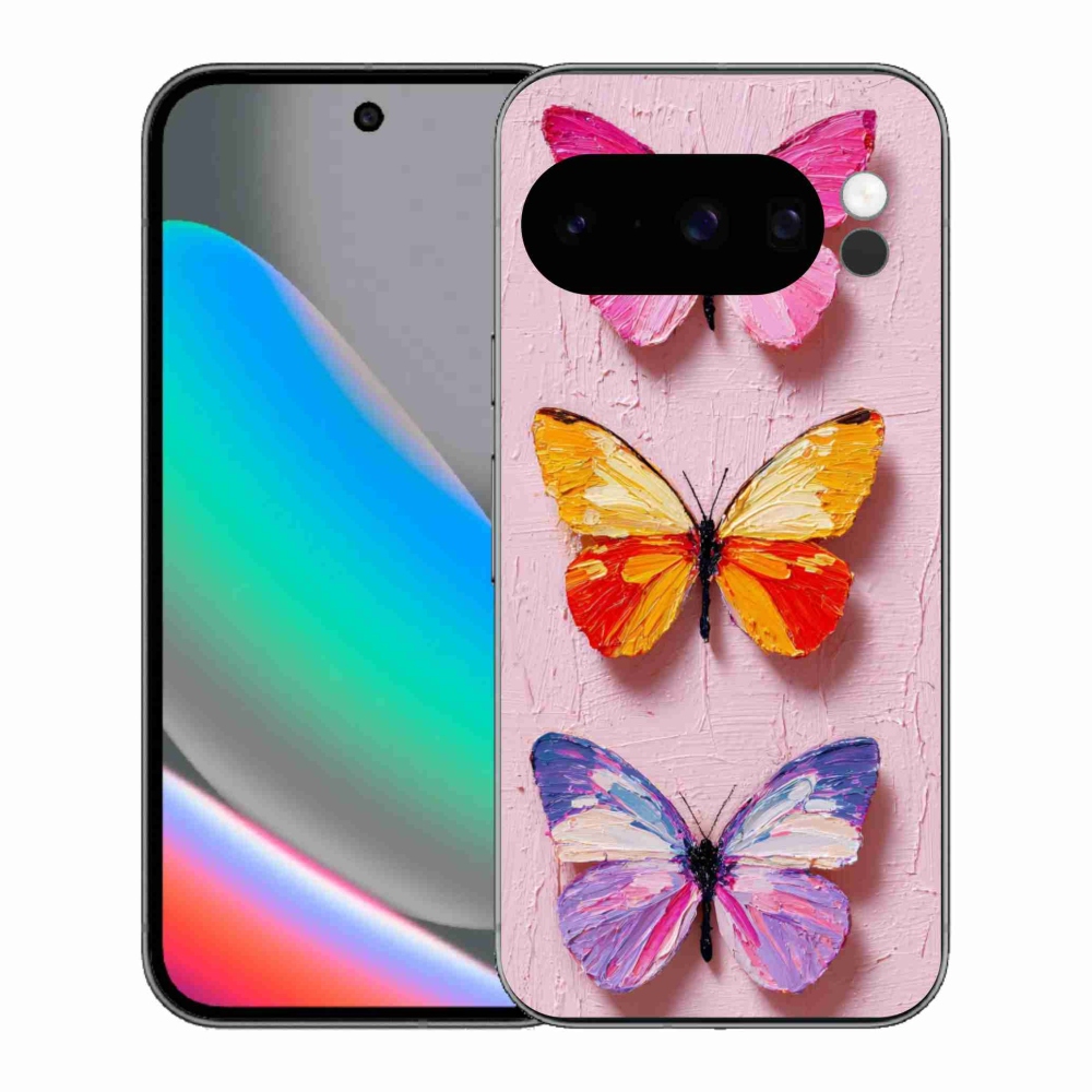 Gél borítás mmCase a Google Pixel 10 Pro számára - pillangó szentháromság