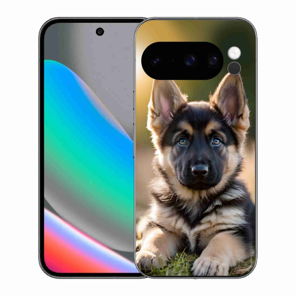 mmCase gél tok a Google Pixel 10 Pro-hoz – német juhászkutya a természetben