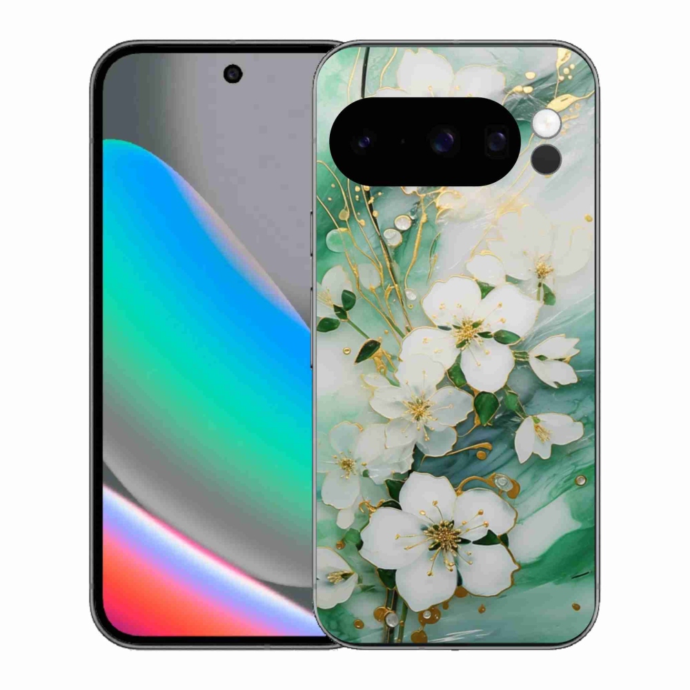 Gél borítás mmCase a Google Pixel 10 Pro számára - finom virágok