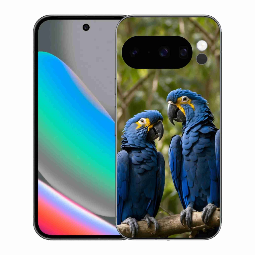 mmCase gél tok a Google Pixel 10 Pro-hoz – papagáj páros