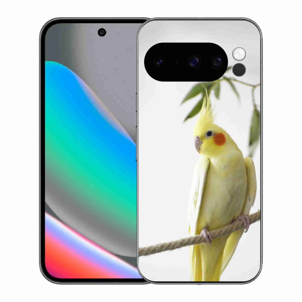mmCase gél tok a Google Pixel 10 Pro-hoz – tollas papagáj
