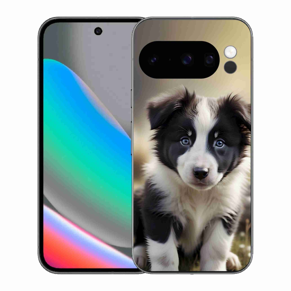 mmCase gél tok a Google Pixel 10 Pro-hoz – aranyos border collie