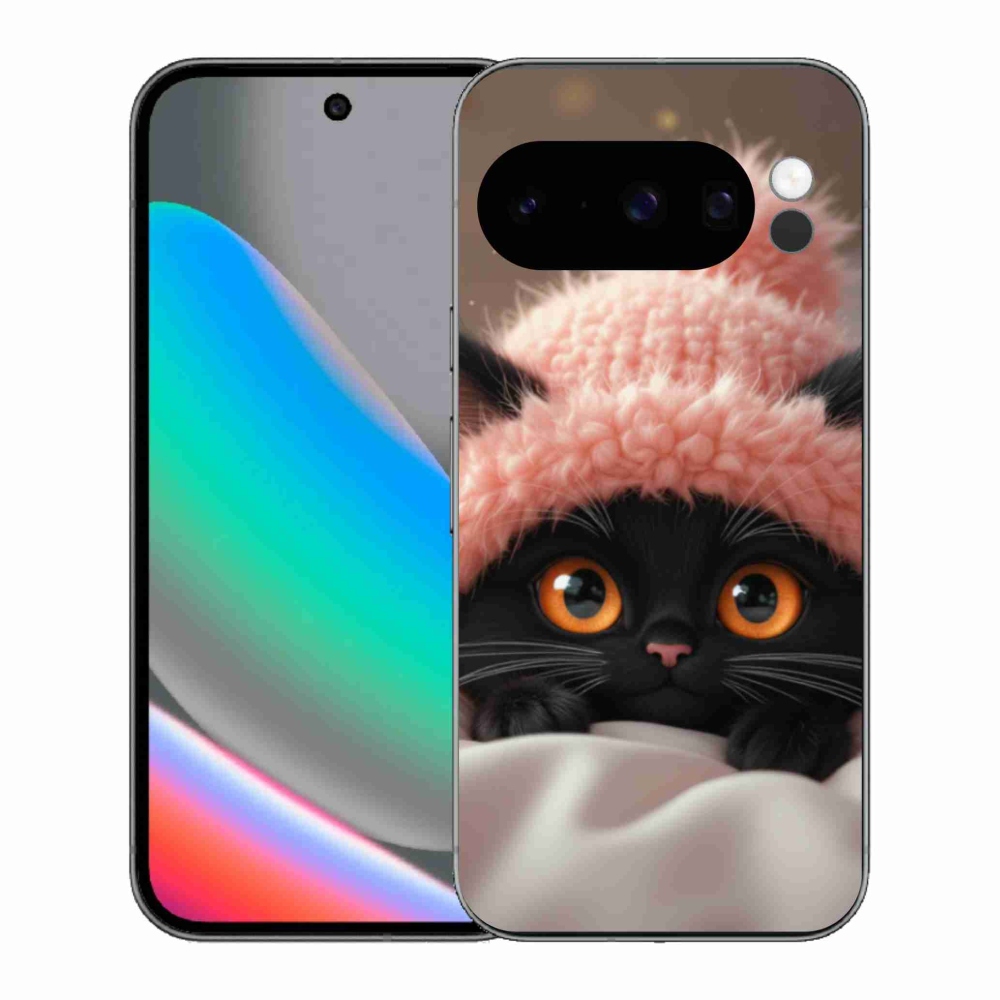 Gél borítás mmCase a Google Pixel 10 Pro számára - aranyos cica 7