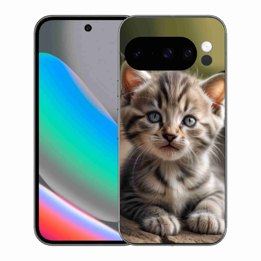 Gél borítás mmCase a Google Pixel 10 Pro számára - aranyos cica 9