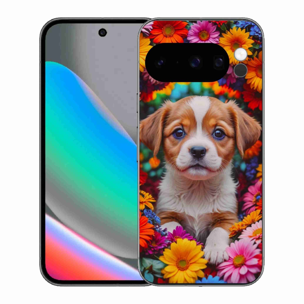 Gél borítás mmCase a Google Pixel 10 Pro számára - aranyos kiskutya