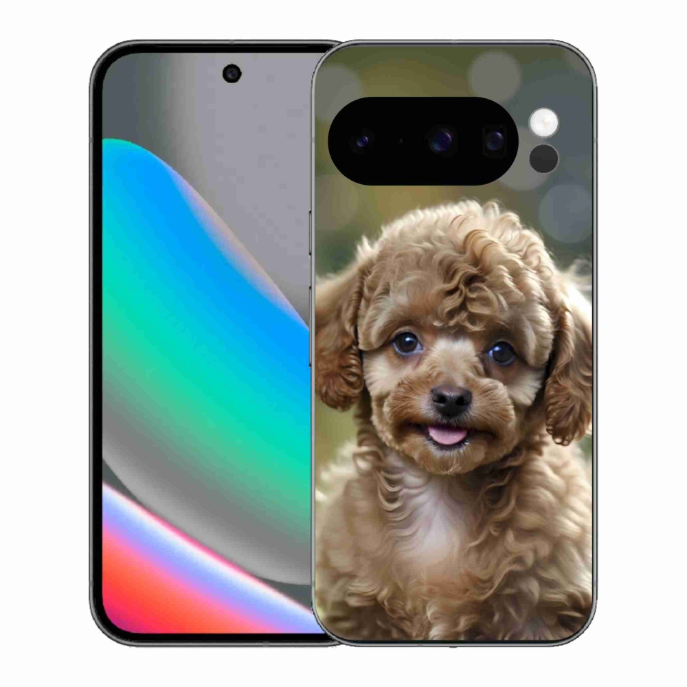 mmCase gél tok a Google Pixel 10 Pro-hoz – aranyos pudli