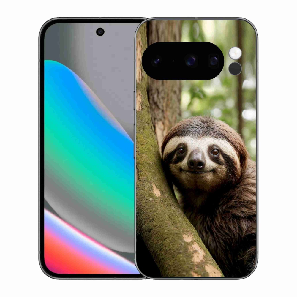 mmCase gél tok a Google Pixel 10 Pro-hoz – mosolygós lajhár
