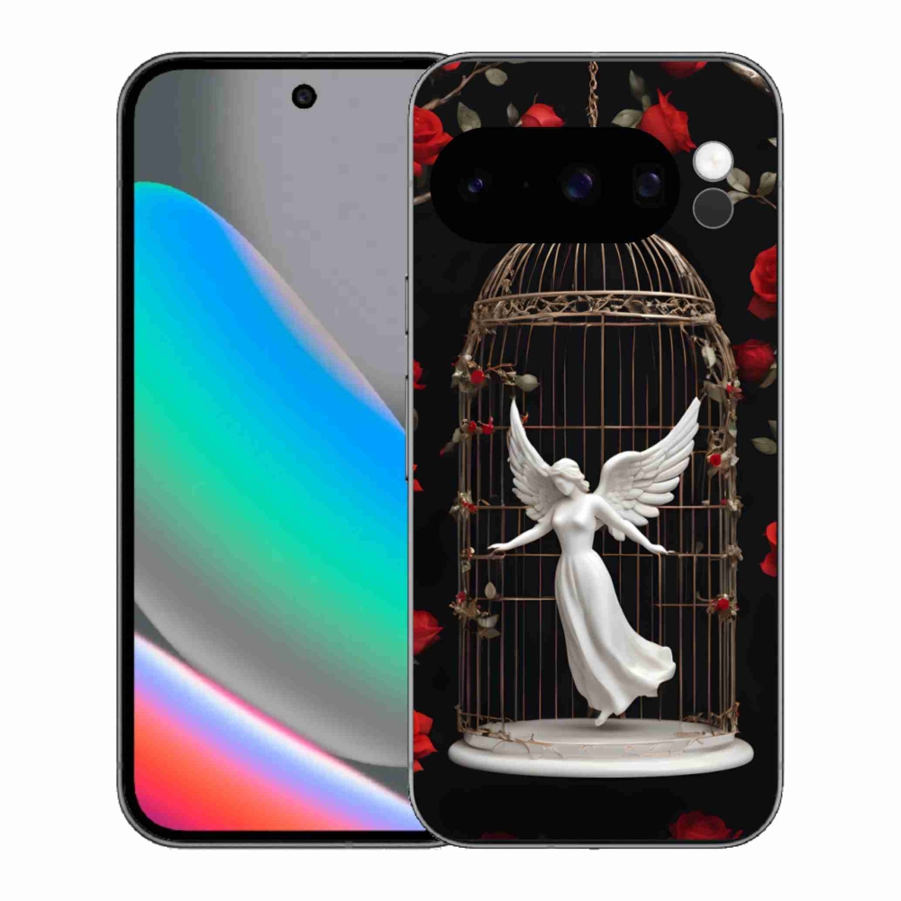 Zselés borítás mmCase a Google Pixel 10 Pro számára - csapdába esett angyal