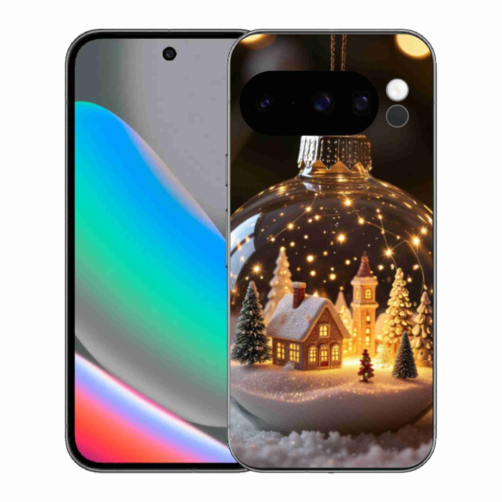 Gél borítás mmCase a Google Pixel 10 Pro számára - Karácsonyi gömbök 3