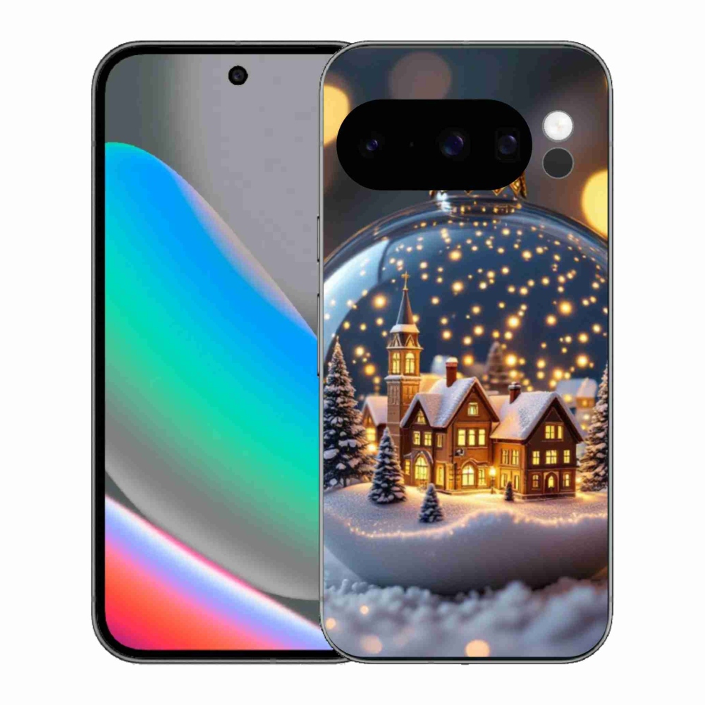 Gél borítás mmCase a Google Pixel 10 Pro számára - Karácsonyi golyók 4