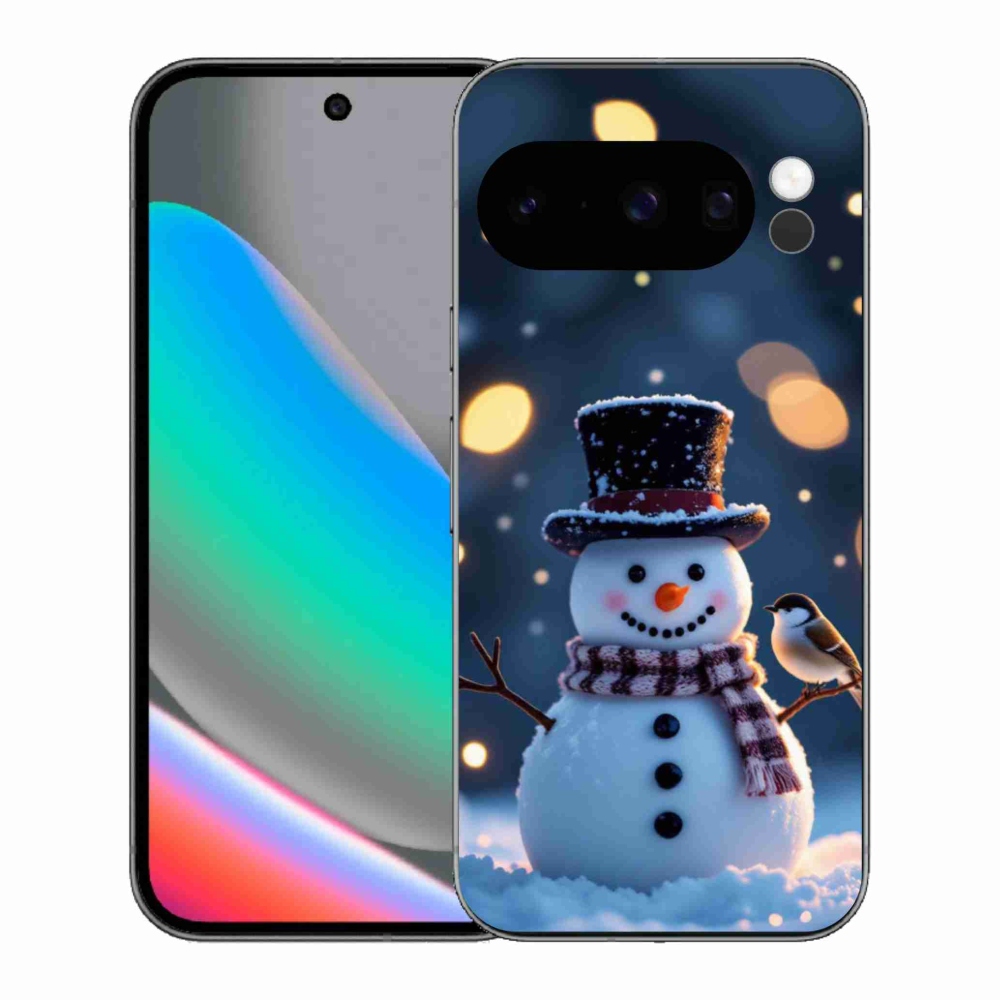 mmCase gél tok a Google Pixel 10 Pro-hoz – karácsonyi hóember