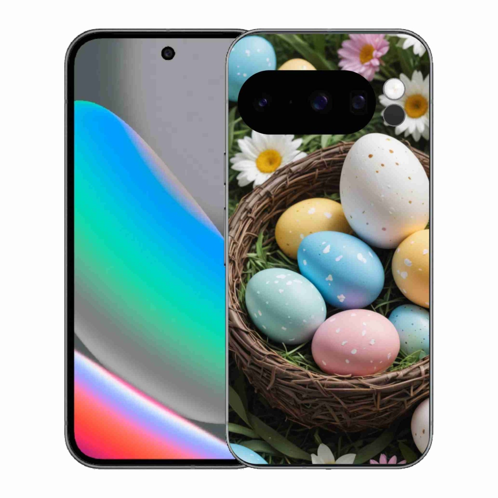 Gél borítás mmCase a Google Pixel 10 Pro számára - Húsvéti tojások 2