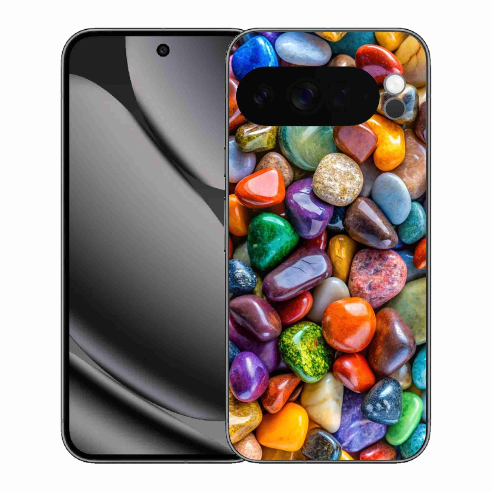 Zselés borítás mmCase a Google Pixel 10 Pro XL-hez - színes strasszkövek