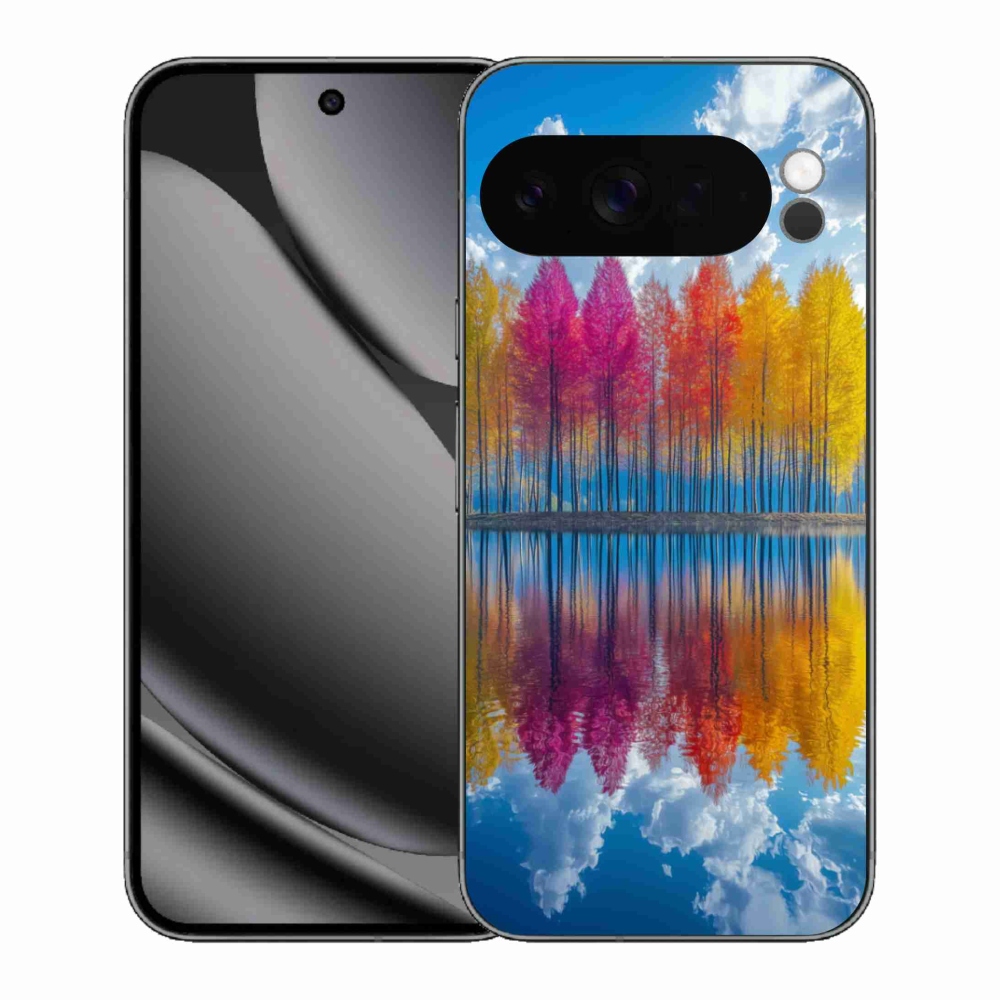 Gél borítás mmCase a Google Pixel 10 Pro XL-hez - színes fák