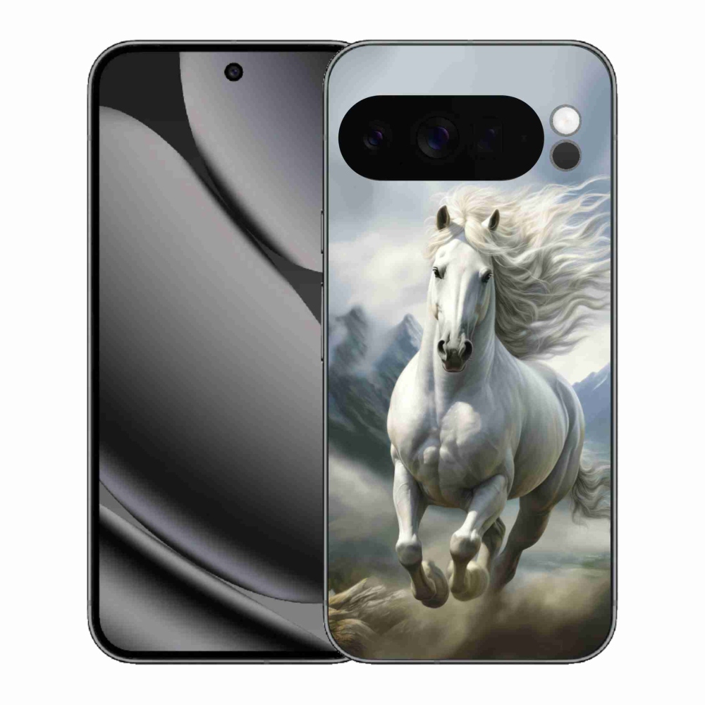 mmCase gél tok a Google Pixel 10 Pro XL-hez – futó fehér ló 3