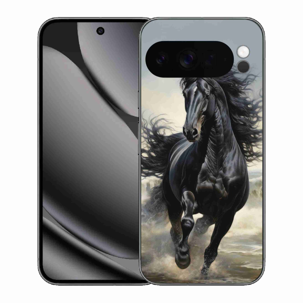 mmCase gél tok a Google Pixel 10 Pro XL-hez – futó fekete ló