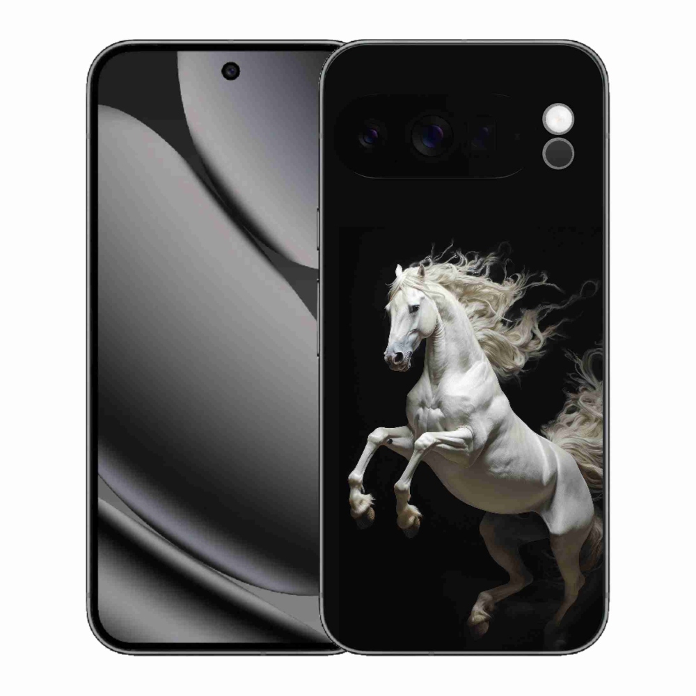 Gél borítás mmCase a Google Pixel 10 Pro XL-hez - fehér ló 4