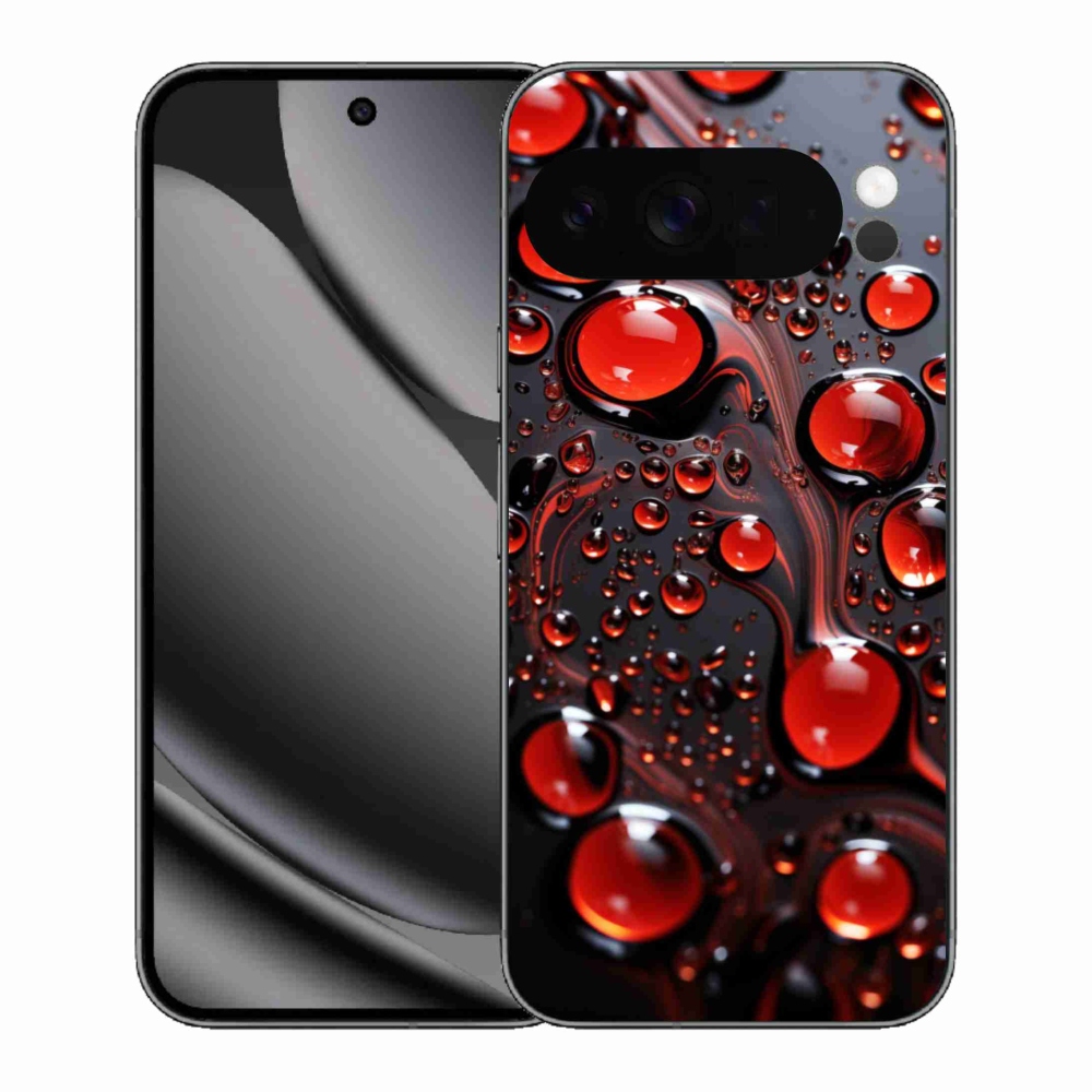 Zselés borítás mmCase a Google Pixel 10 Pro XL-hez - piros csepp 2