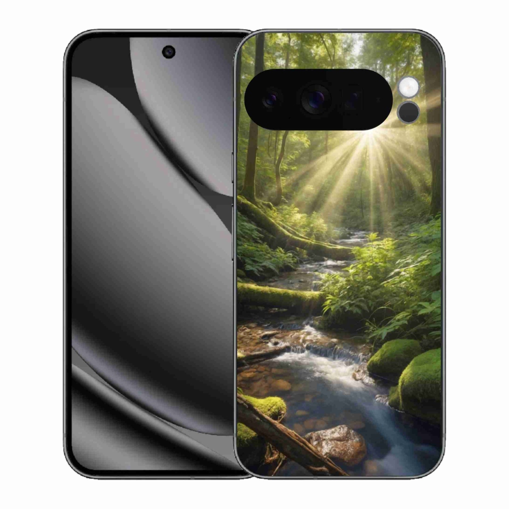 Zselés borítás mmCase a Google Pixel 10 Pro XL számára - erdei mélységben