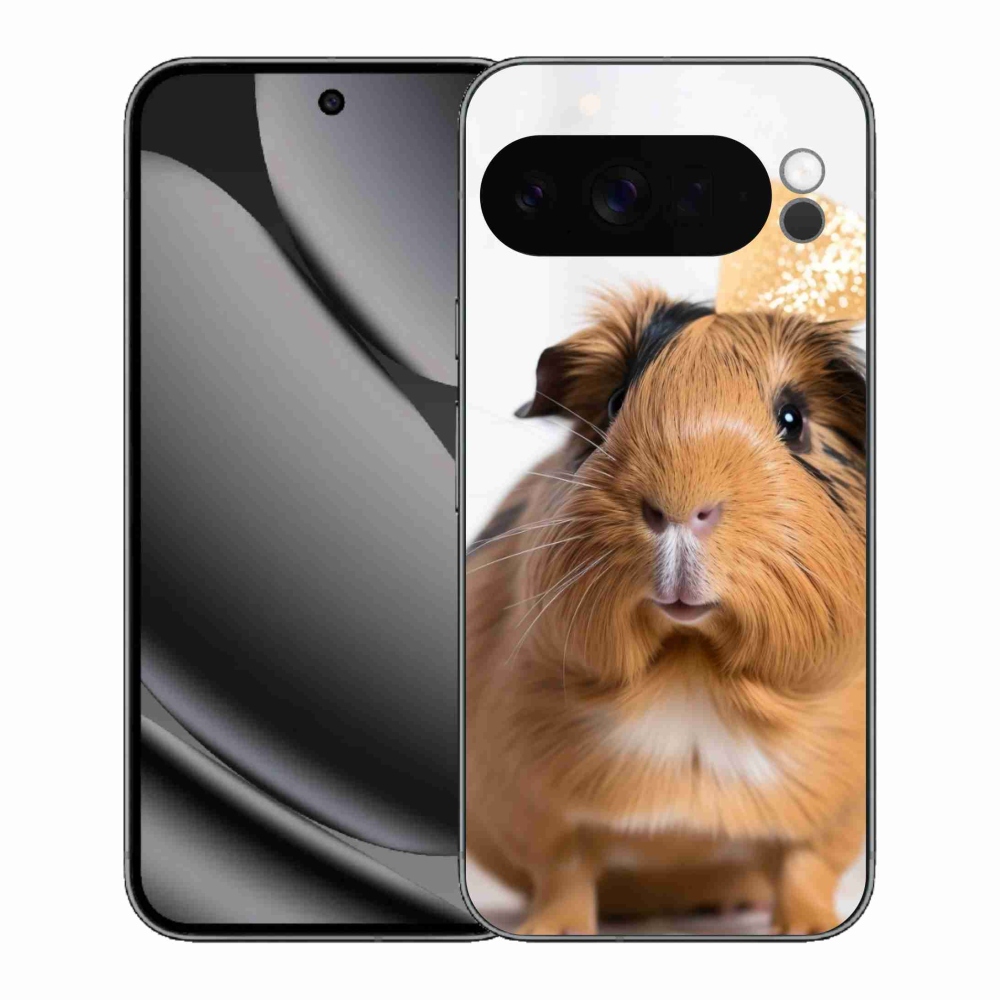 Gél borítás mmCase a Google Pixel 10 Pro XL-hez - barna tengerimalac