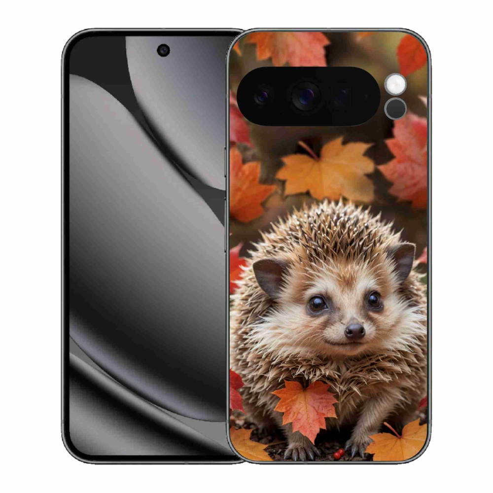 mmCase gél tok a Google Pixel 10 Pro XL-hez – sündisznó a levelek között